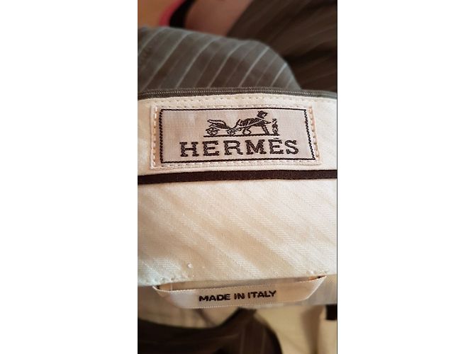 Hermès Pantaloni Marrone chiaro - vista 3