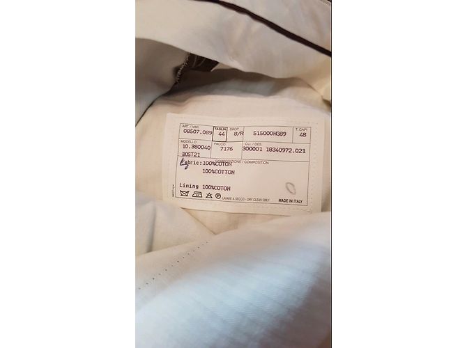 Hermès Pantaloni Marrone chiaro - vista 4