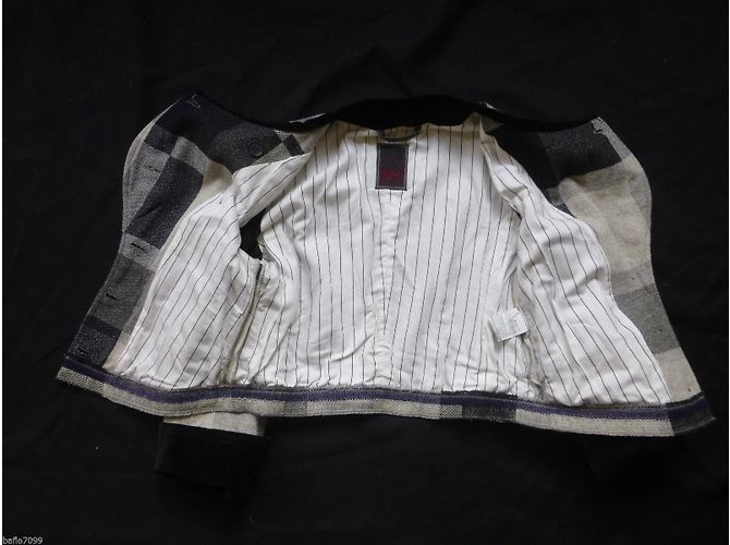 Marithé et François Girbaud Wolljacke Karo Muster - Ansicht 6
