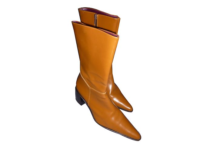 Autre Marque Botines MURATTI FLORENTINO de piel Caramelo - vista 2