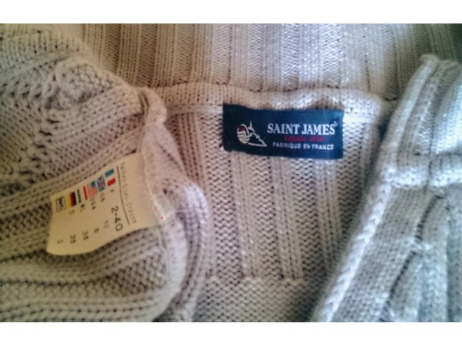 Saint James Gilet Bleu - vue 3