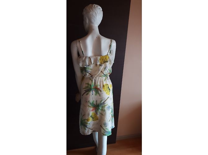 Autre Marque Gelbes Sommerkleid mit Trägern - Ansicht 3