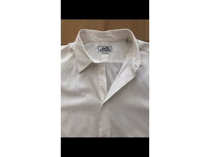 Hermès Camisa Branco - vista 2