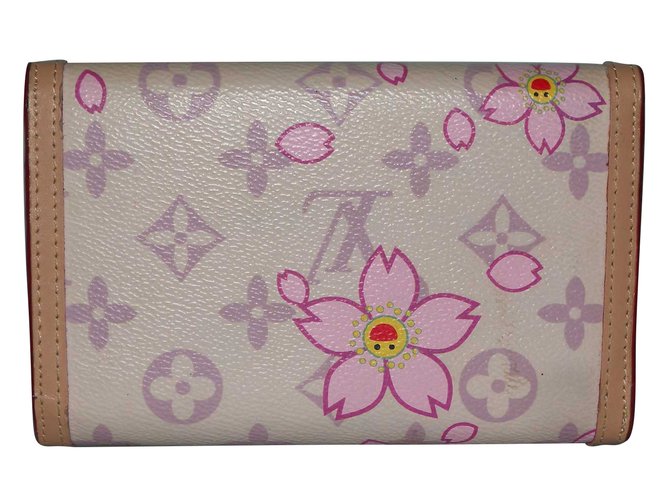 Louis Vuitton portafoglio Rosa Beige - vista 2