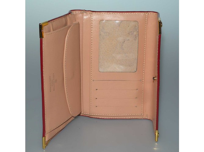 Louis Vuitton portafoglio Rosa Beige - vista 3
