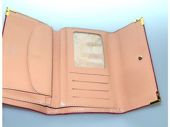 Louis Vuitton portafoglio Rosa Beige - vista 5