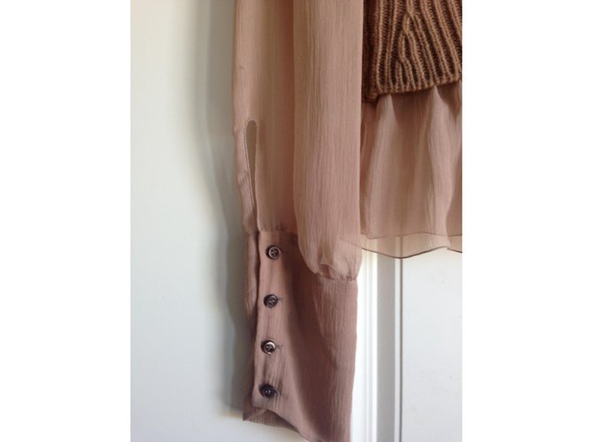 Prada Seidenbluse Beige - Ansicht 4