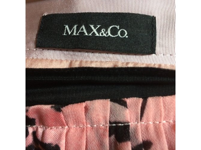 Falda larga plisada rosa Max & Co - vista 3