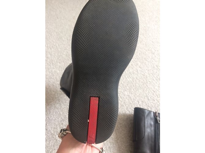 Prada Lederstiefel schwarz Größe 29 - Ansicht 3