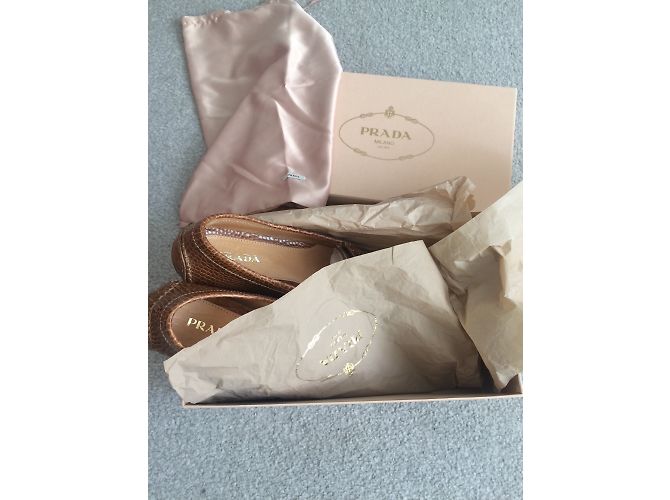 Prada Driver Beige Exotisches Leder 37 - Ansicht 5