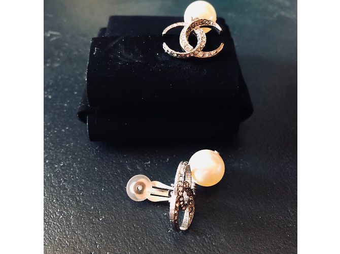 Chanel Brincos Prata - vista 3