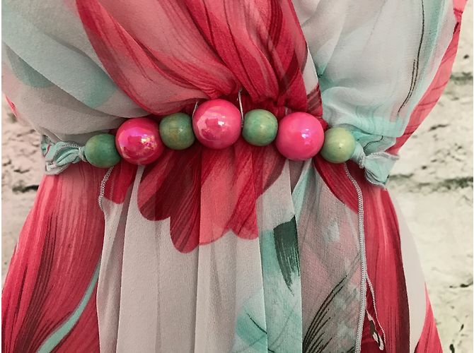Renato Nucci Kleider Pink Blau - Ansicht 4