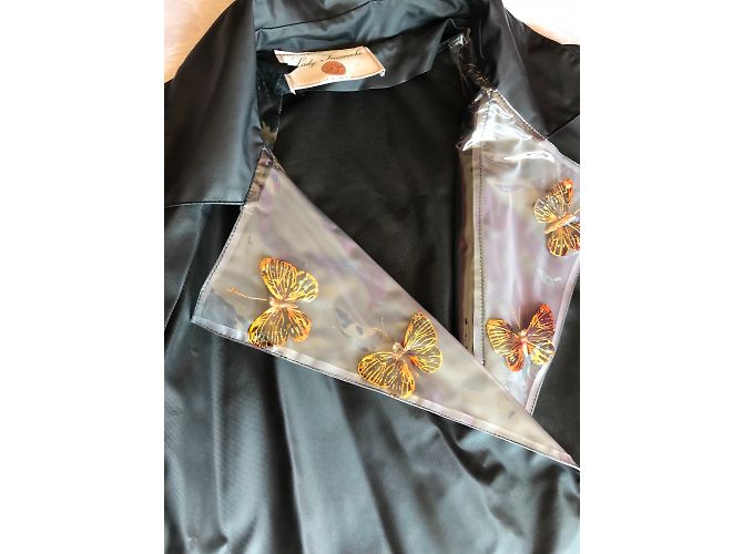 Autre Marque Abrigo de algodón negro Lady Trucmuche - vista 2