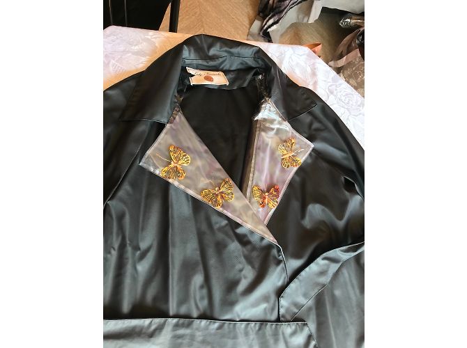 Autre Marque Abrigo de algodón negro Lady Trucmuche - vista 3