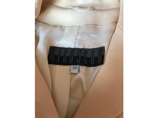 Autre Marque Chaqueta de traje Migoscha beige de algodón - vista 4