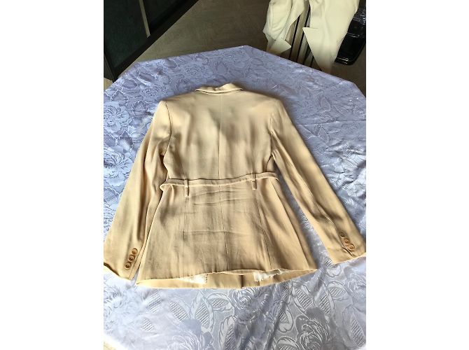Autre Marque Chaqueta de traje Migoscha beige de algodón - vista 5