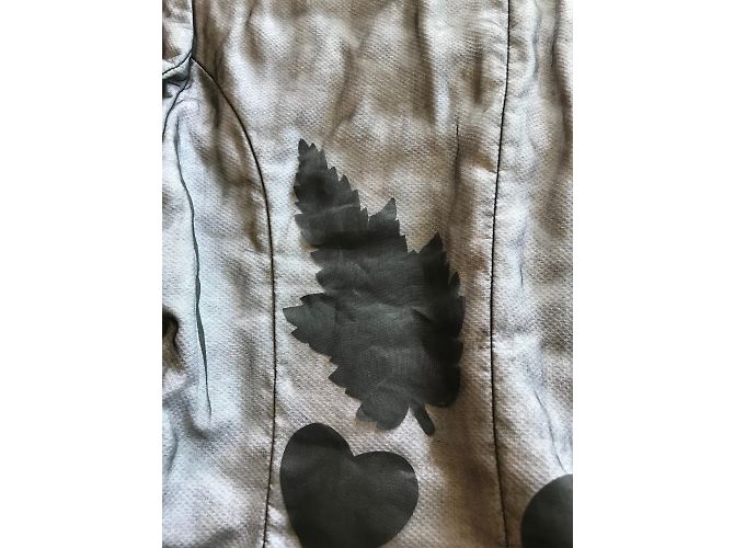 Giacca Corta Moschino in Cotone Grigio Grigio antracite - vista 6
