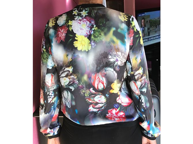 Autre Marque Mehrfarbige Bomberjacke Mehrfarben - Ansicht 3