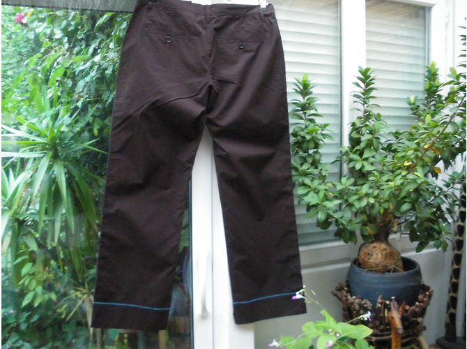 Sonia By Sonia Rykiel Pantalones de algodón marrón Castaño - vista 2