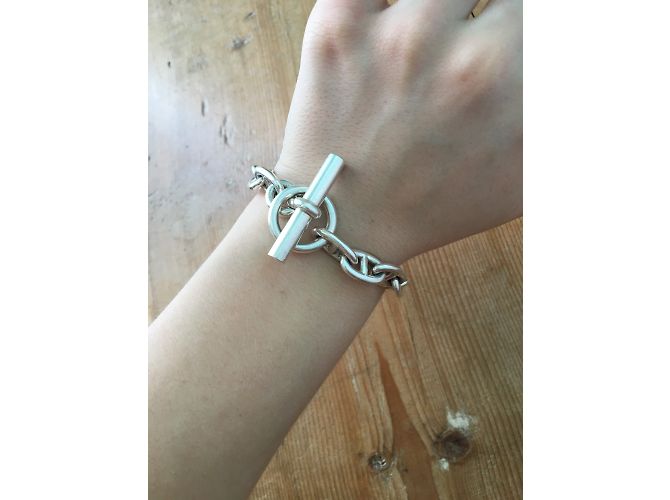 Hermès Chaîne d'Ancre Armband Silber - Ansicht 4