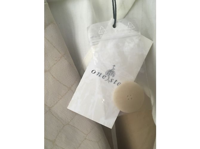 Trench One step beige in cotone - vista 2