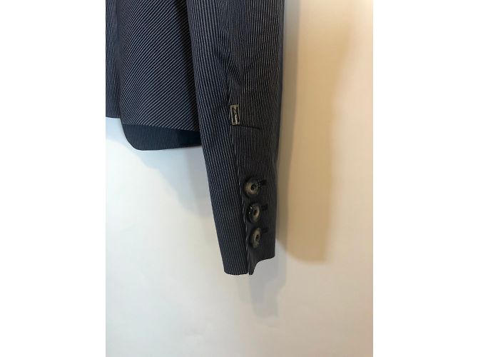 Giacca Sportmax in cotone a righe blu - vista 13