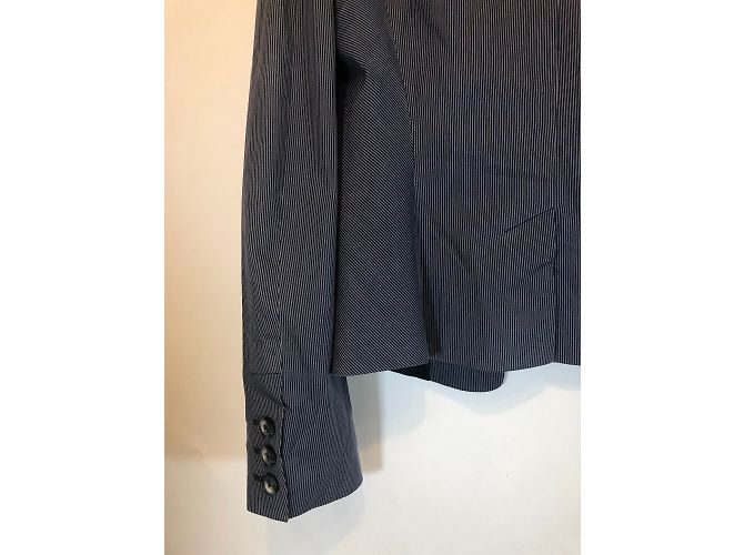 Giacca Sportmax in cotone a righe blu - vista 14