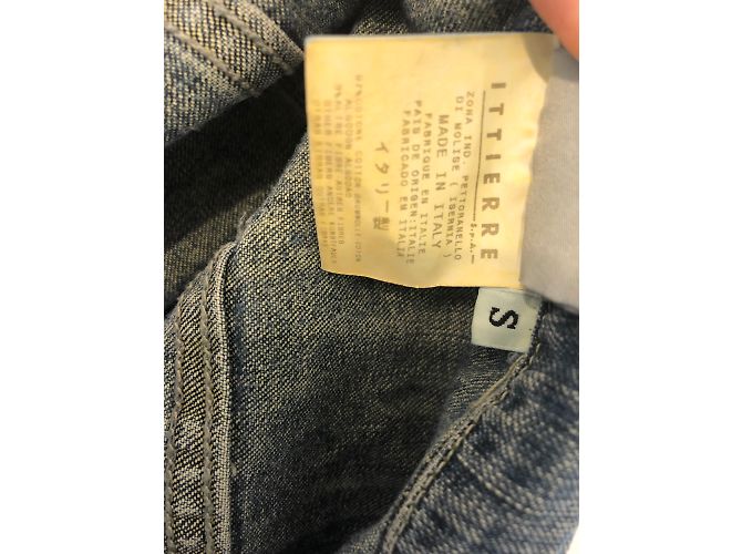 Chaqueta vaquera Versace azul de algodón - vista 11