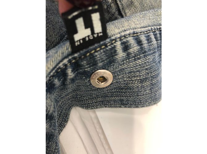 Chaqueta vaquera Versace azul de algodón - vista 14