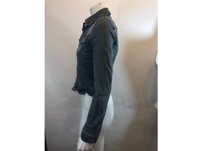 Chaqueta vaquera Versace azul de algodón - vista 6