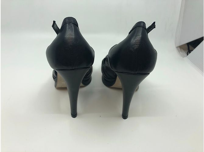 Autre Marque Décolleté San Marina in pelle nera Nero - vista 5