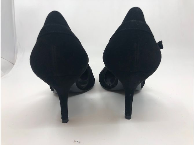 Décolleté Sergio Rossi in camoscio nero taglia 39 - vista 3