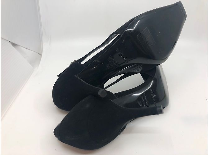 Décolleté Sergio Rossi in camoscio nero taglia 39 - vista 5