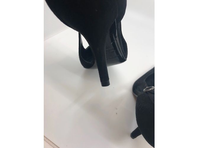 Décolleté Sergio Rossi in camoscio nero taglia 39 - vista 7