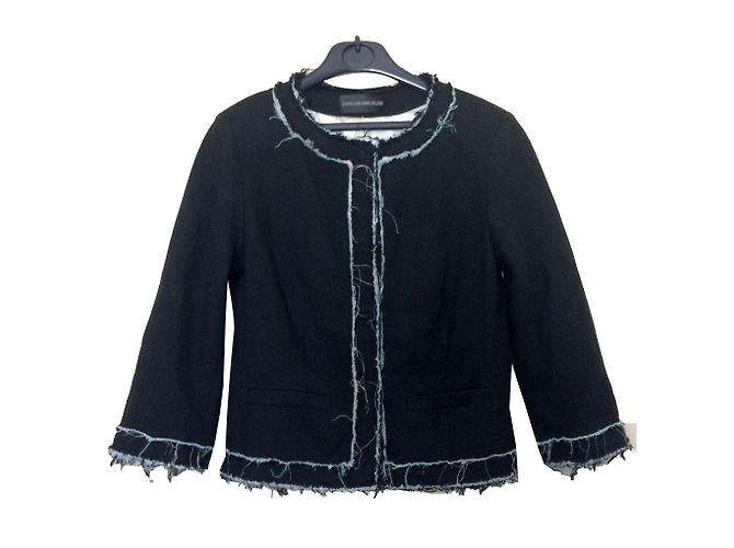 Zadig & Voltaire Giacca Gaspard Deluxe Nera e Blu Nero - vista 2
