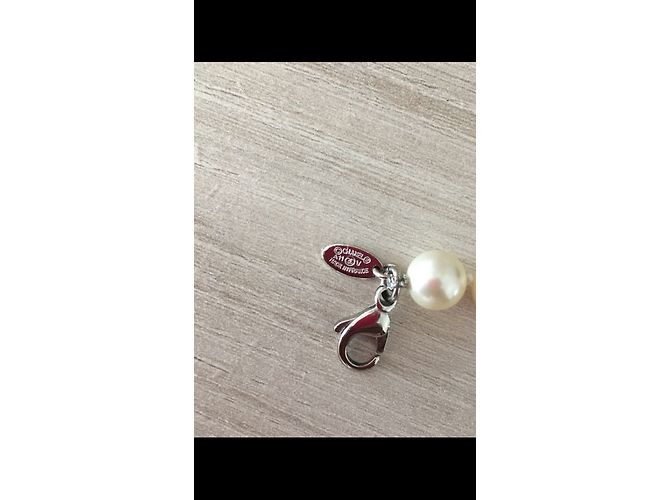 Chanel Collares largos Blanco roto - vista 2