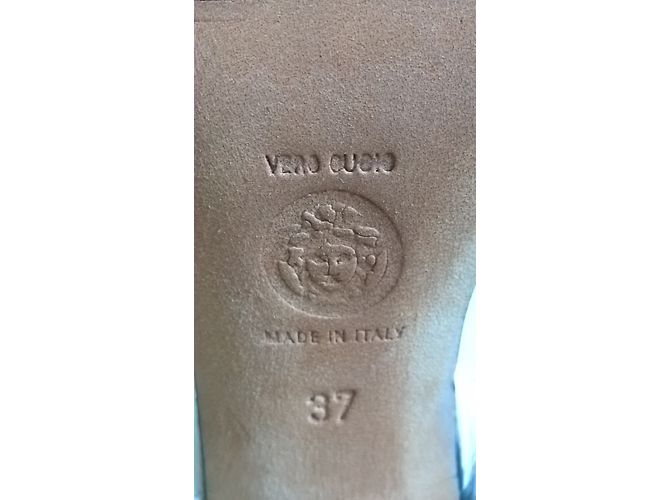 Décolleté Gianni Versace in pelle bianca 37 IT Bianco - vista 4