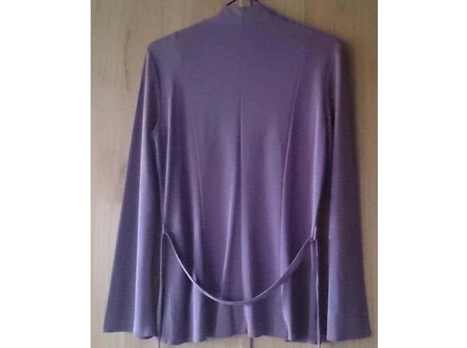Autre Marque Orna Farho Lange Jacke Weinperle Viskose Größe 36 Pink - Ansicht 3