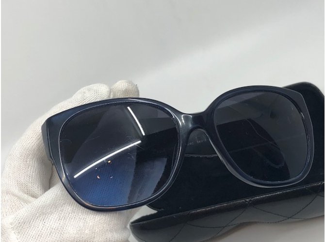 Chanel Occhiali da sole Blu navy - vista 19