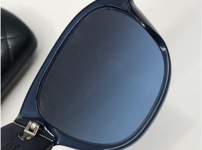 Chanel Occhiali da sole Blu navy - vista 9