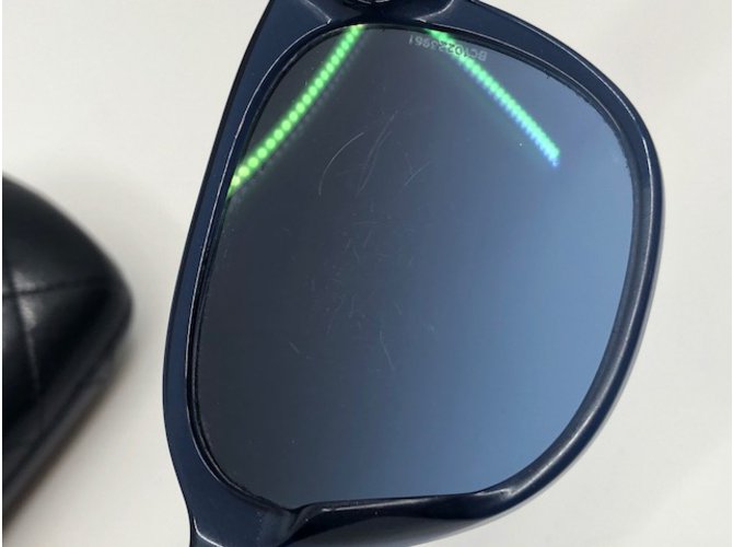 Chanel Occhiali da sole Blu navy - vista 10