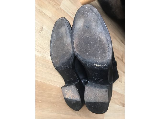 Botas Camargue Sartore en piel negra Negro - vista 5