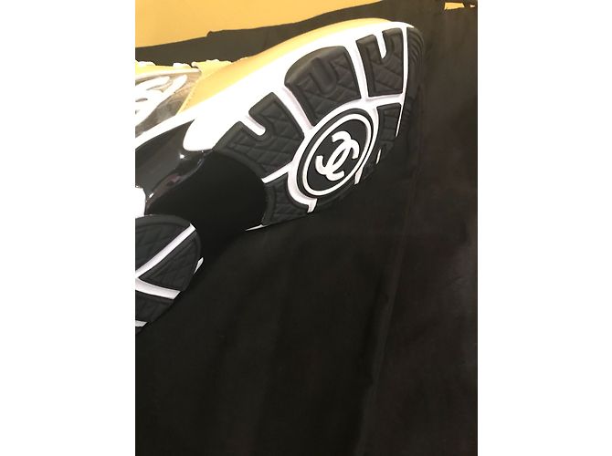 Chanel scarpe da ginnastica Giallo - vista 4