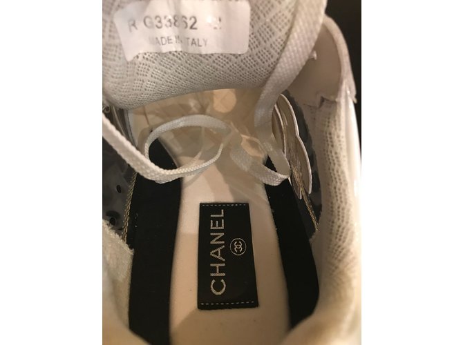 Chanel scarpe da ginnastica Giallo - vista 5