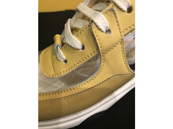 Chanel scarpe da ginnastica Giallo - vista 7
