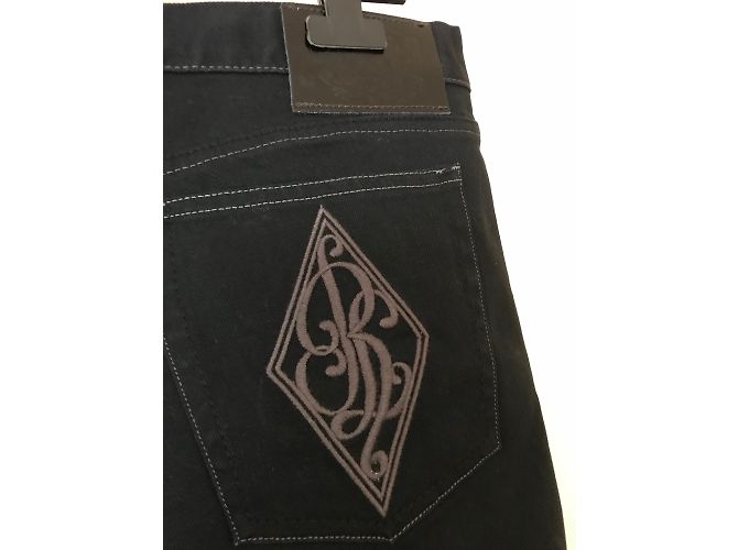Falda de denim negro Ralph Lauren Talla 40 - vista 4