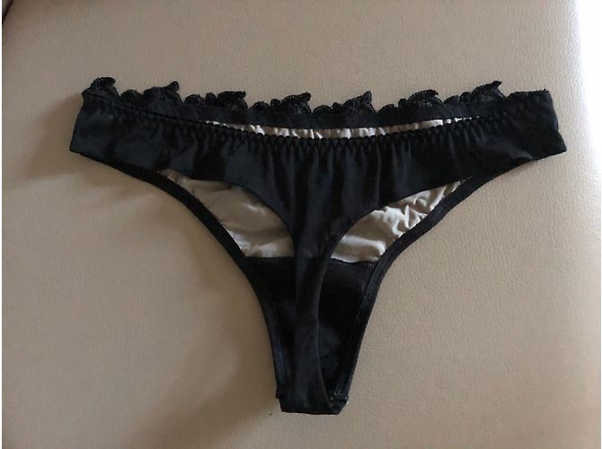 Autre Marque Intimo in pizzo Cadolle Nero Beige - vista 3
