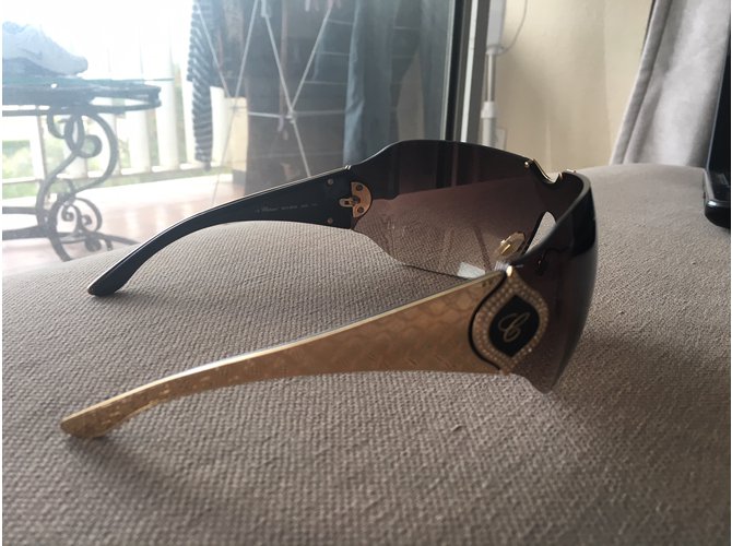 Chopard Bezel Mask Sonnenbrille Braun - Ansicht 2