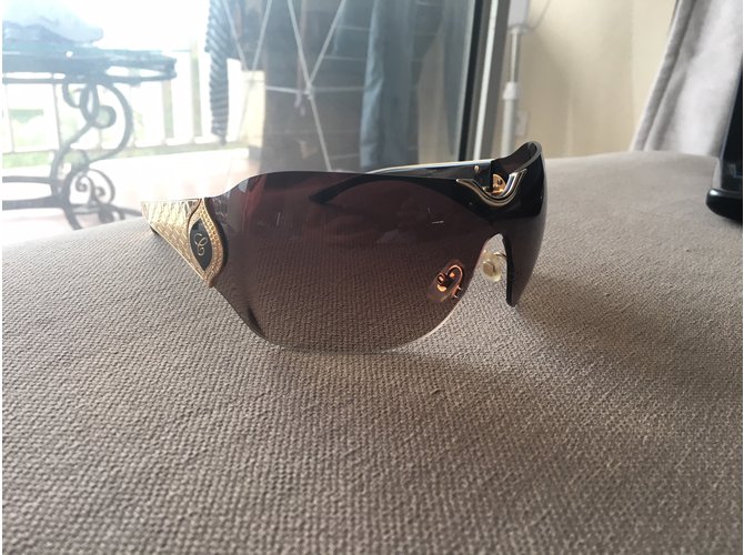 Chopard Bezel Mask Sonnenbrille Braun - Ansicht 3