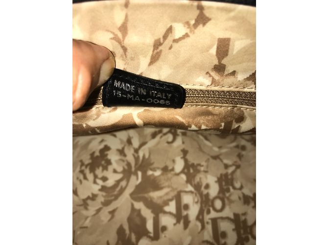 Borsa Dior Detective in pelle di agnello nera Nero - vista 13